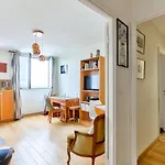 1BR Flat view on Eiffel Tower&Sacré-Coeur